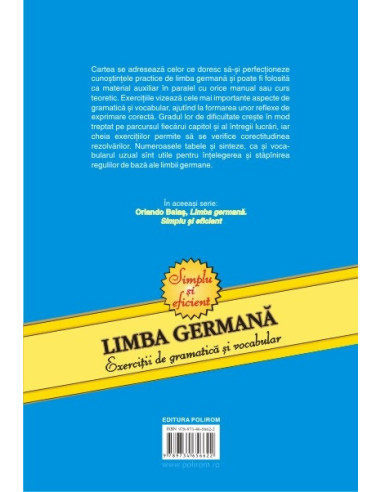 Limba germană. Exerciții de gramatică...