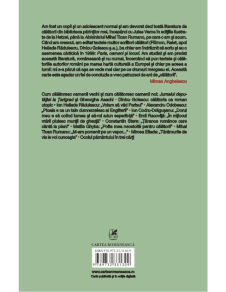 Lîna de aur. Călătorii și călătoriile în literatura română