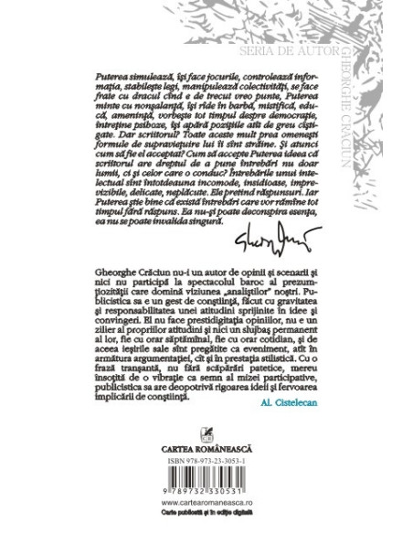 Scriitorul și Puterea sau despre puterea scriitorului