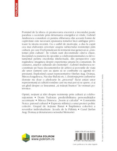 Existenţa prin cultură. Represiune,... Existenţa prin cultură. Represiune,...
