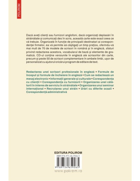 Modele de scrisori profesionale în limba engleză (ediția 2016)