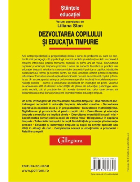 Dezvoltarea copilului și educația timpurie
