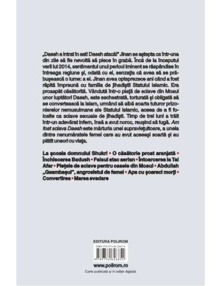 Am fost sclava Daesh. 