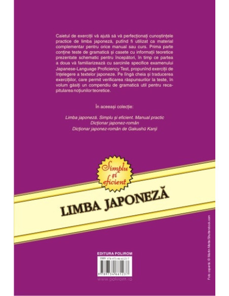 Limba japoneză. Simplu şi eficient. Caiet de exerciţii