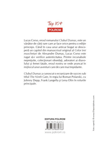 Clubul Dumas (ediţie de buzunar) Clubul Dumas (ediţie de buzunar)