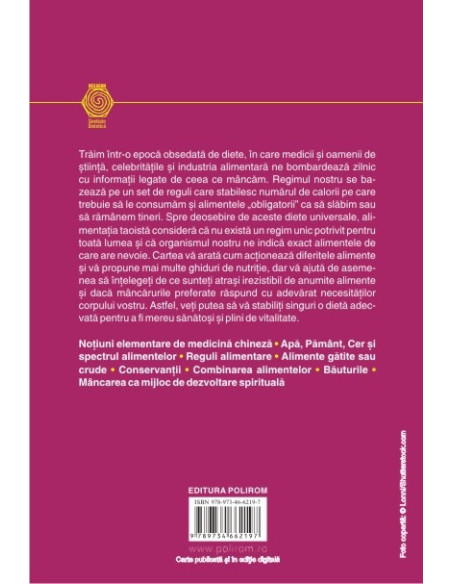 Alimentaţia taoistă în medicina chineză