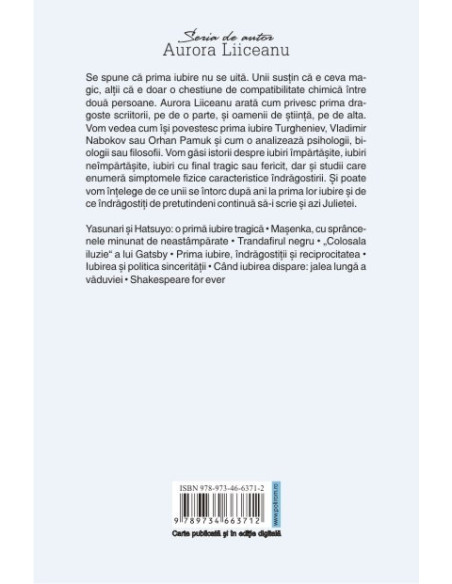 Dragostea cea veche îţi şopteşte la ureche. Primele iubiri (ediţia 2016)