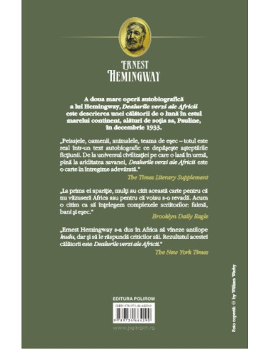 Dealurile verzi ale Africii (ediția...