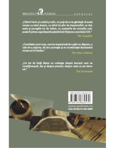 Chipul tău mîine. Venin şi umbră şi adio