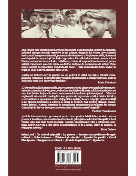 Gloria şi decăderea Anei Pauker