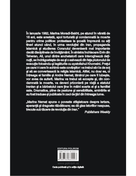 Prizonieră în Teheran. Cum am supravieţuit într-o închisoare iraniană