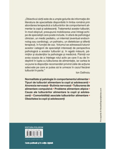 Tulburările de comportament alimentar şi obezitatea la copii şi adolescenţi