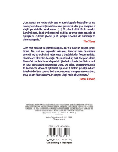 Un motan pe nume Bob (ediţie limitată)