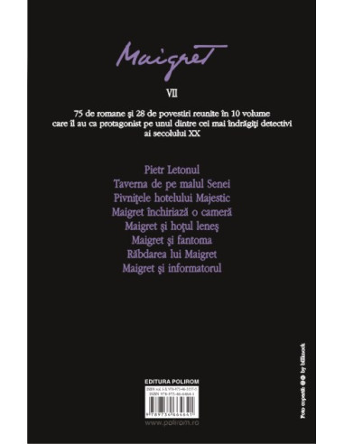 Integrala Maigret. Volumul VII Integrala Maigret. Volumul VII