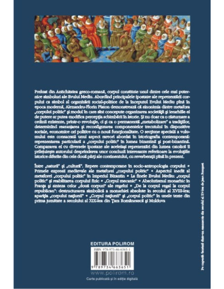„Corpul politic” în cultura europeană. Din Evul Mediu pînă în epoca modernă
