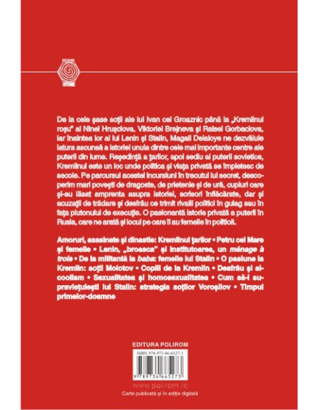 O istorie erotică a Kremlinului. De la Ivan cel Groaznic la Raisa Gorbaciova