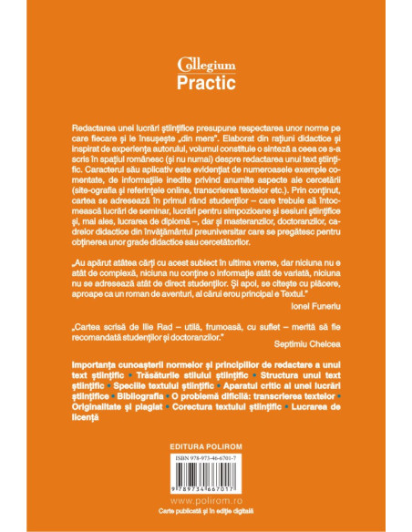 Cum se scrie un text ştiinţific