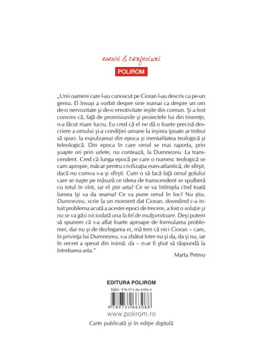 Despre bolile filosofilor. Cioran