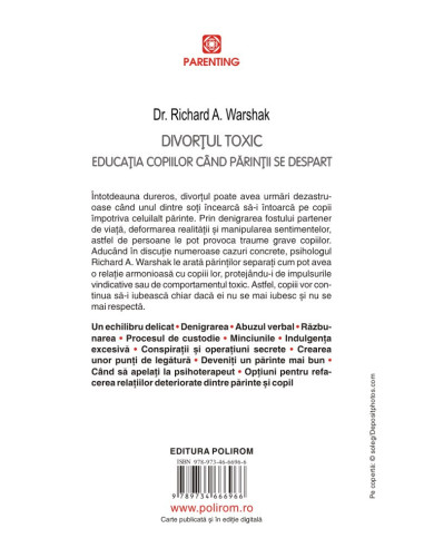Divorţul toxic. Educaţia copiilor... Divorţul toxic. Educaţia copiilor...