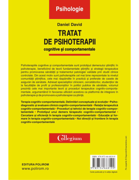 Tratat de psihoterapii cognitive şi comportamentale