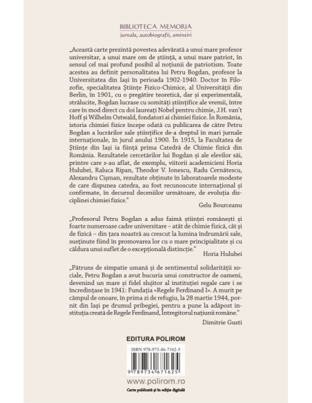 Petru Bogdan (1873-1944). Savantul, profesorul şi cetatea