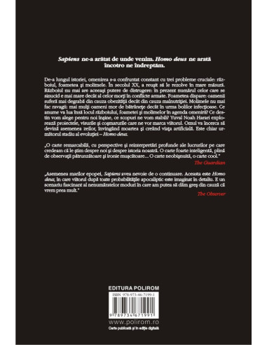 Homo deus. Scurtă istorie a viitorului Homo deus. Scurtă istorie a viitorului