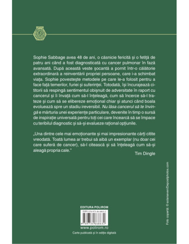 Nu lăsa cancerul să te învingă Nu lăsa cancerul să te învingă