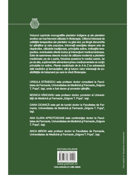 Plante medicinale de la A la Z (ediţia a III-a)