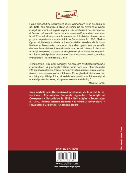 Moştenitorii Securităţii