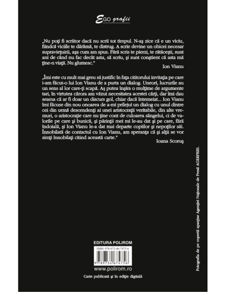 În definitiv..., Ioana Scoruş în dialog cu Ion Vianu