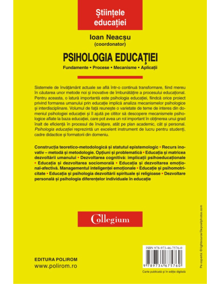 Psihologia educaţiei
