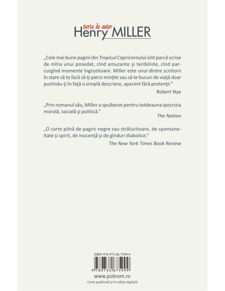 Tropicul Capricornului (ediţia 2018)