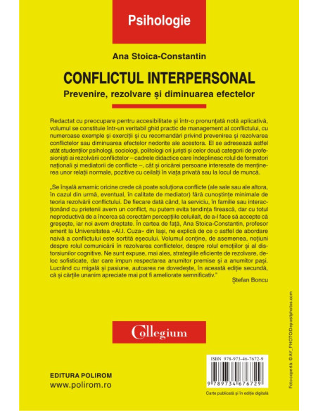 Conflictul interpersonal.