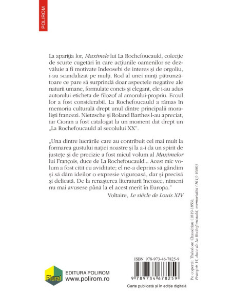 Maxime (ediţie bilingvă)