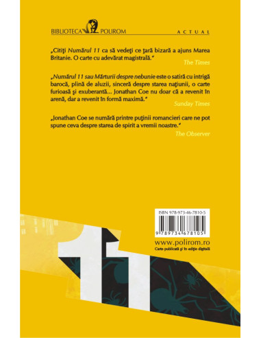 Numărul 11 sau Mărturii despre nebunie