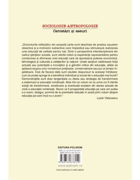 Educaţie şi putere (vol. I)