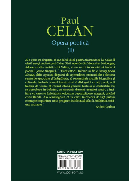 Opera poetică (II)