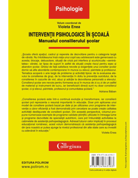 Intervenţii psihologice în şcoală