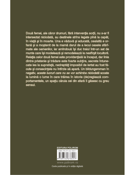 aceste lucruri care nu se vor schimba niciodată