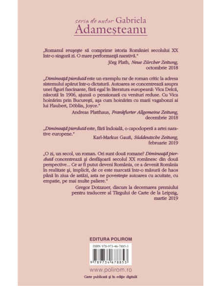 Dimineaţă pierdută