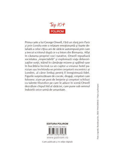 Fără un sfanţ prin Paris şi prin Londra