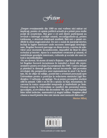 Noaptea când cineva a murit pentru tine