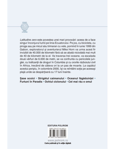 Latitudine zero. 40 000 de kilometri...