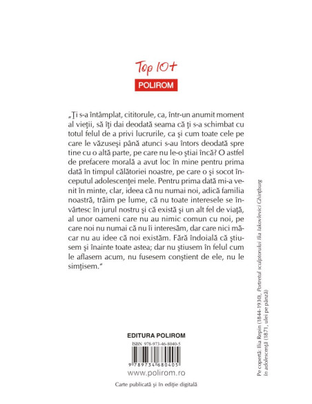 Adolescenţa. Tinereţea