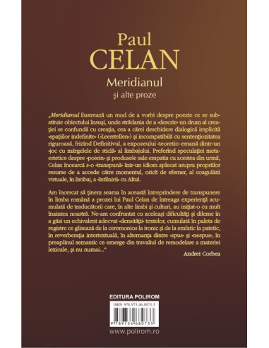 Meridianul şi alte proze