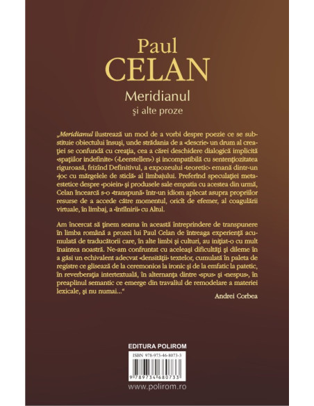Meridianul şi alte proze