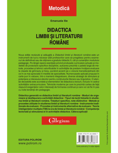 Didactica limbii și literaturii române (ediția 2020)