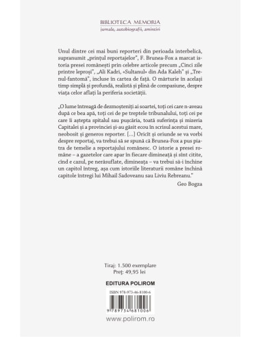 Reportajele mele. 1927-1938