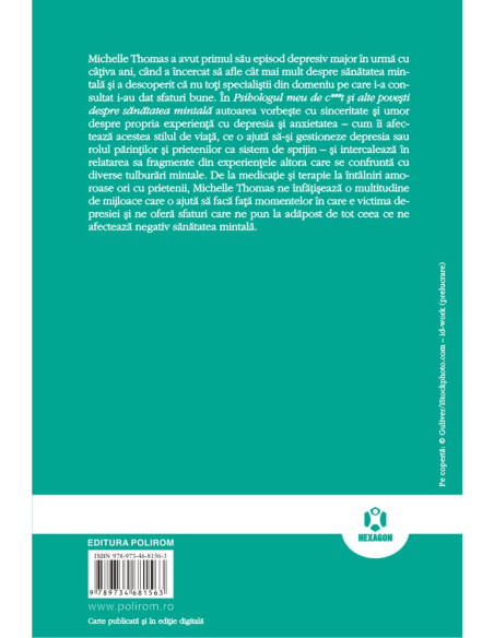 Psihologul meu de c***t și alte povești despre sănătatea mintală