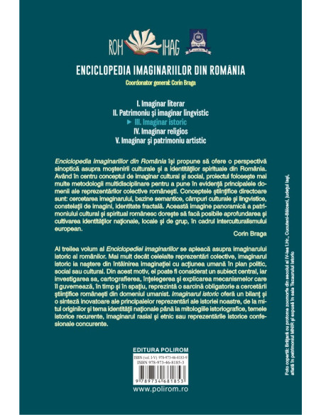 Enciclopedia imaginariilor din România. Vol. III: Imaginar istoric